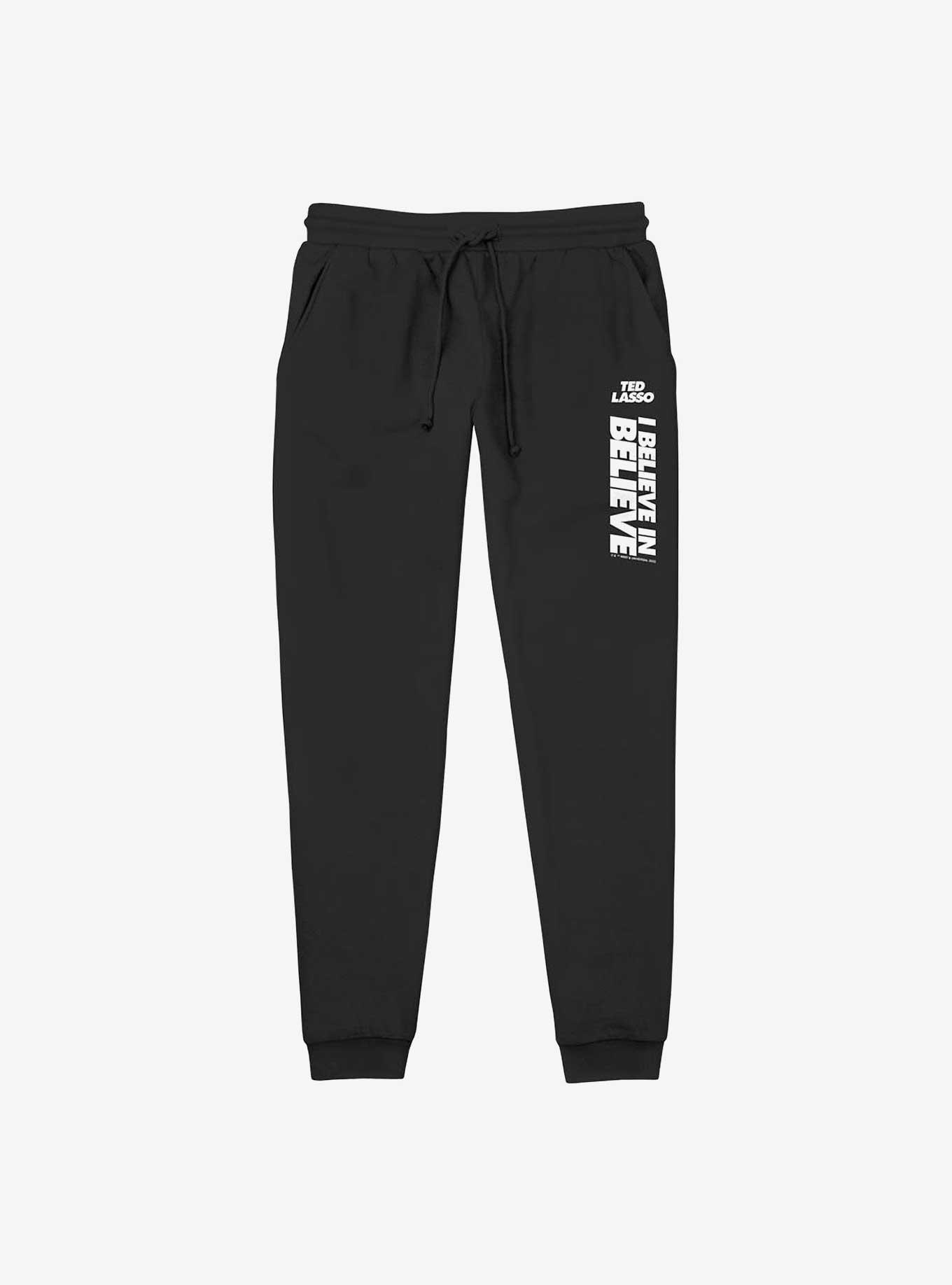 Ted Lasso I Believe In Believe Jogger Sweatpants, BLACK, hi-res