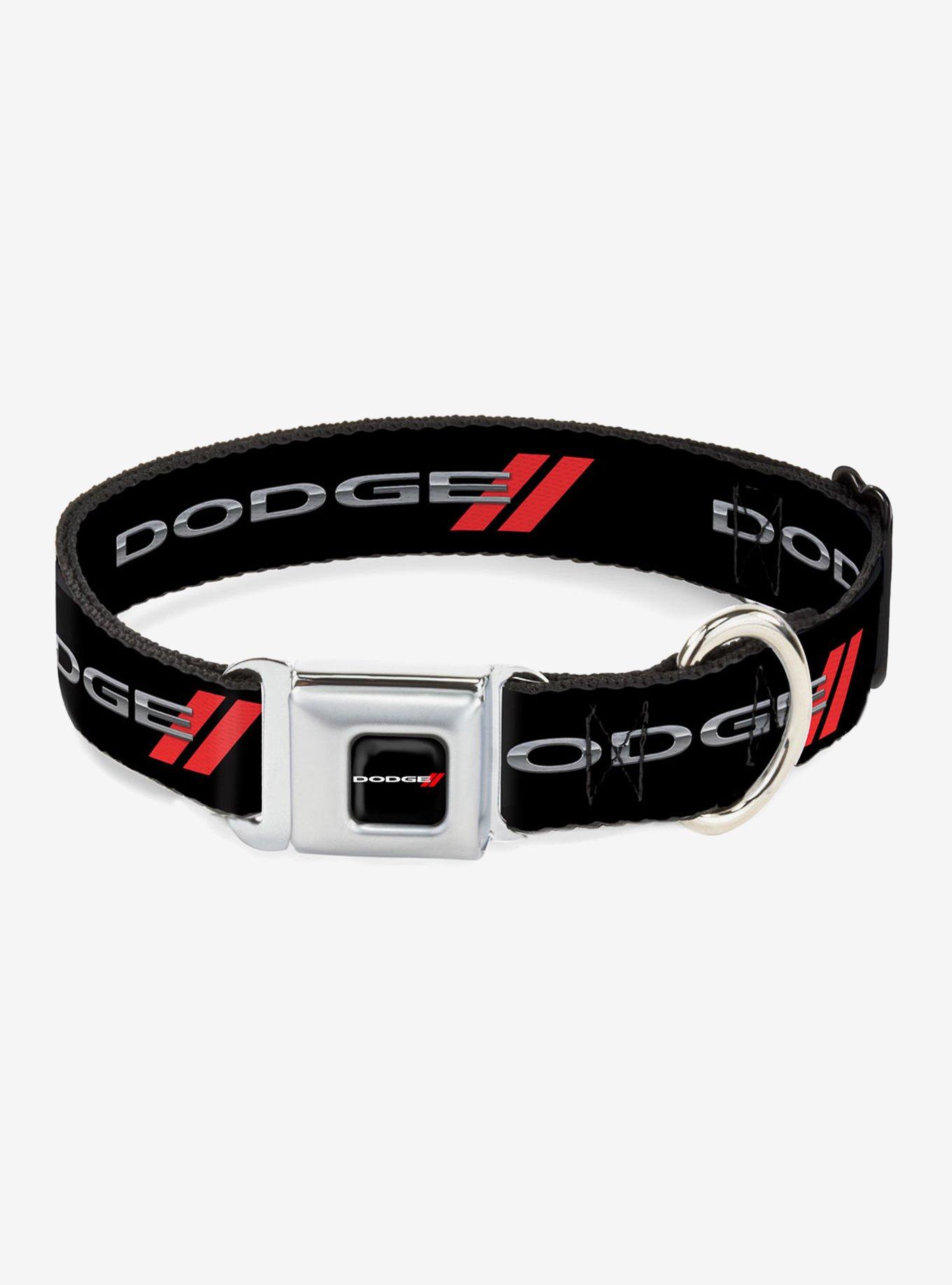 Buckle-Down Dog Collar Seatbelt Buckle Joker Face Logo Spades Black White Purple 11