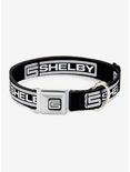 Carroll Shelby Racing Seatbelt Buckle Dog Collar, BLACK, hi-res