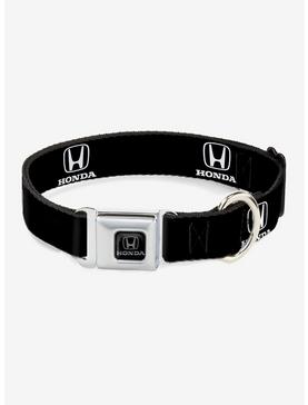 Honda Logo Black White Seatbelt Buckle Dog Collar, , hi-res