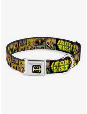 Marvel Iron Fist Action Seatbelt Buckle Dog Collar, , hi-res