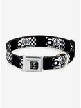 Shelby 60 Years Since 1962 Seatbelt Buckle Dog Collar, BLACK, hi-res