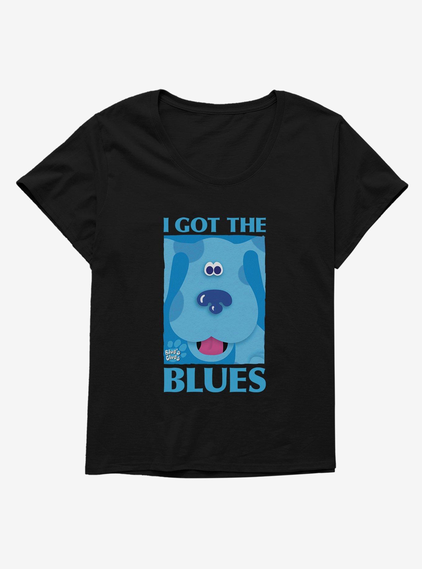 Blue's Clues I Got The Blues Womens T-Shirt Plus Size, , hi-res