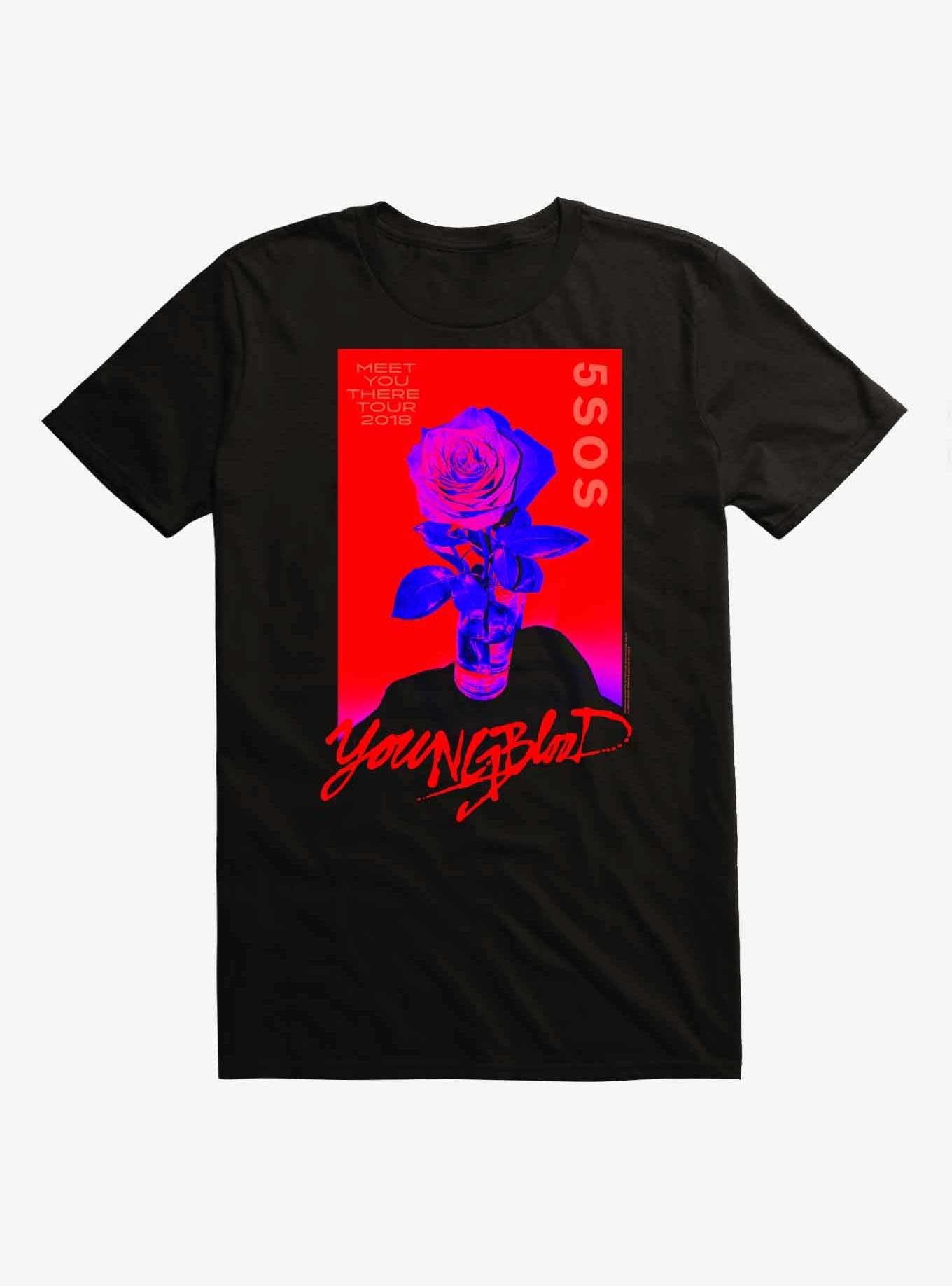 5 Seconds Of Sumer Meet You There Tour 2018 T-Shirt, BLACK, hi-res