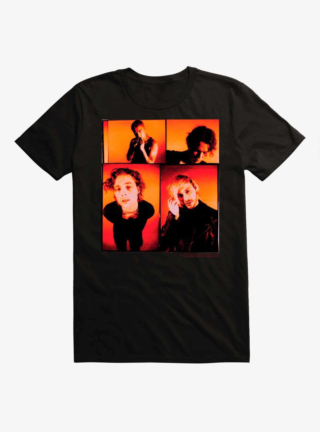 5 Seconds Of Summer Panels T-Shirt, BLACK, hi-res