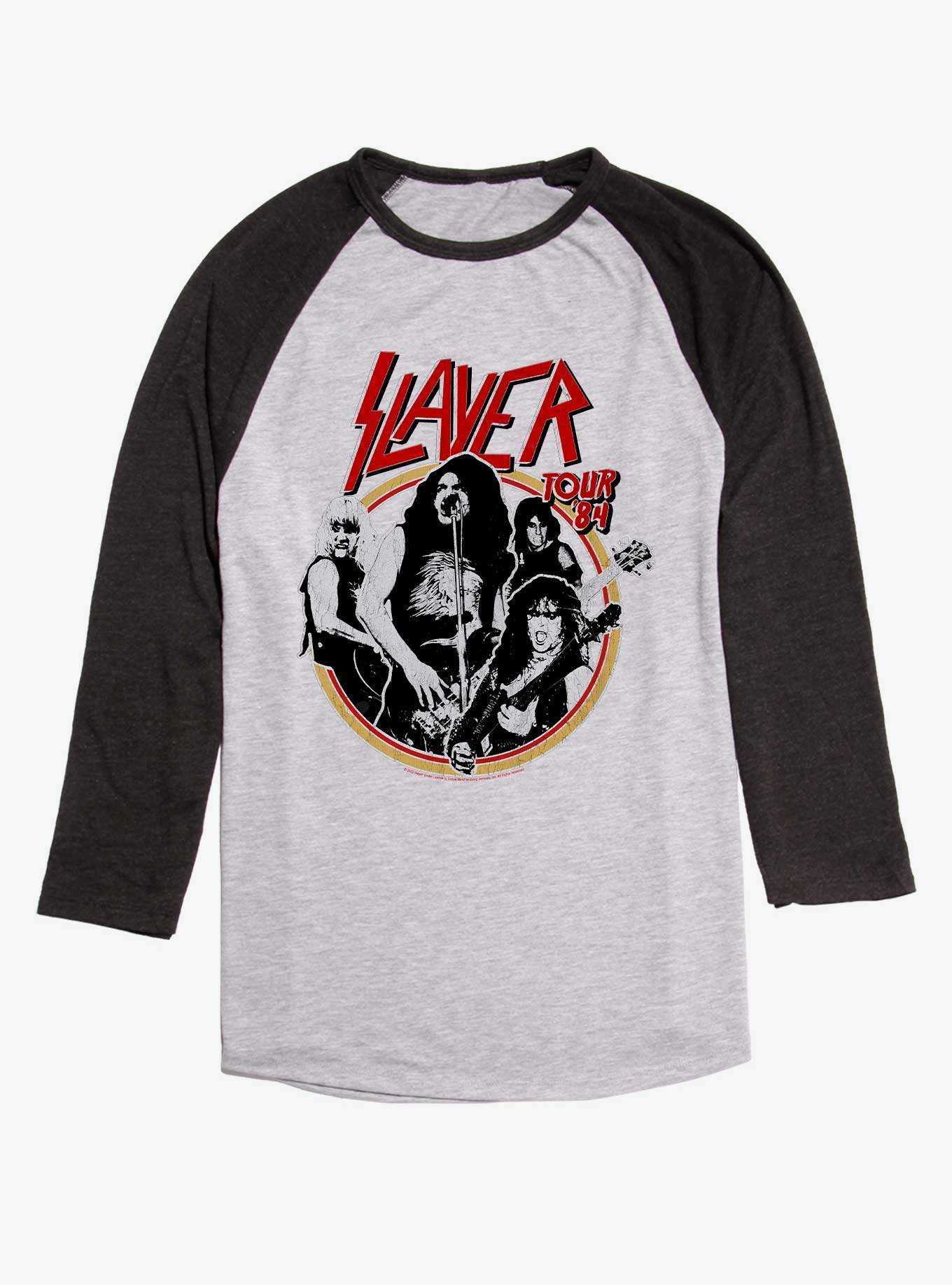 Slayer Tour '84 Raglan T-Shirt, , hi-res