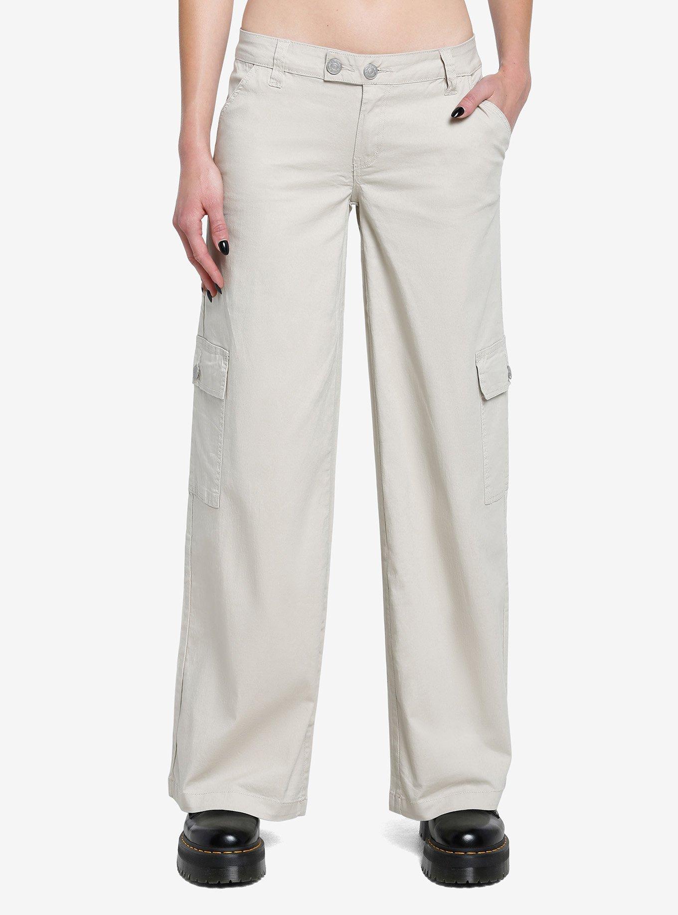 Tan Low Rise Skater Pants, KHAKI, hi-res