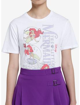 Plus Size Disney The Little Mermaid Ariel Collage Boyfriend Fit Girls T-Shirt, , hi-res