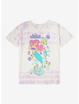 Disney The Little Mermaid Tie-Dye Boyfriend Fit Girls T-Shirt Plus Size, , hi-res