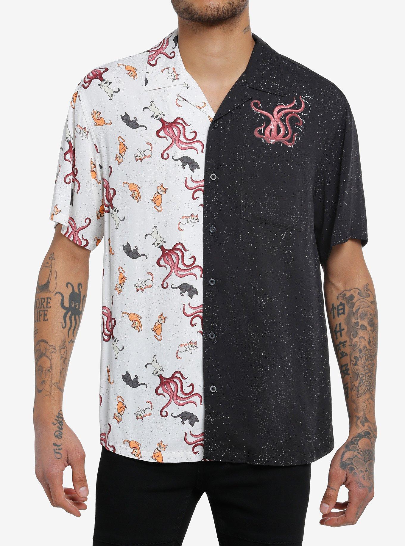 Our Universe Marvel The Marvels Flerken Split Woven Button-Up, , hi-res