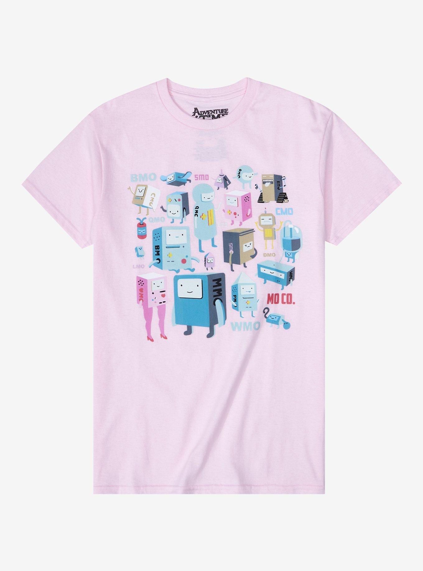 Adventure Time BMO MO Series Boyfriend Fit Girls T-Shirt