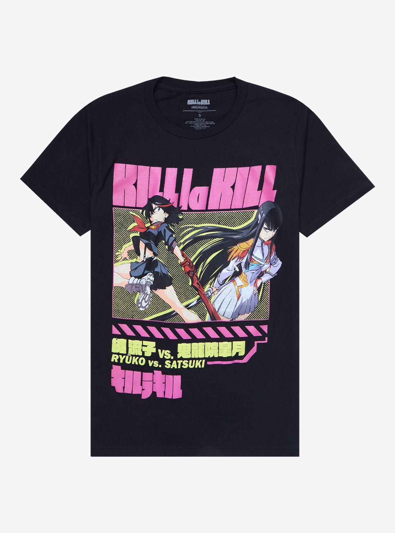 Kill La Kill Duo Boyfriend Fit Girls T-Shirt, MULTI, hi-res