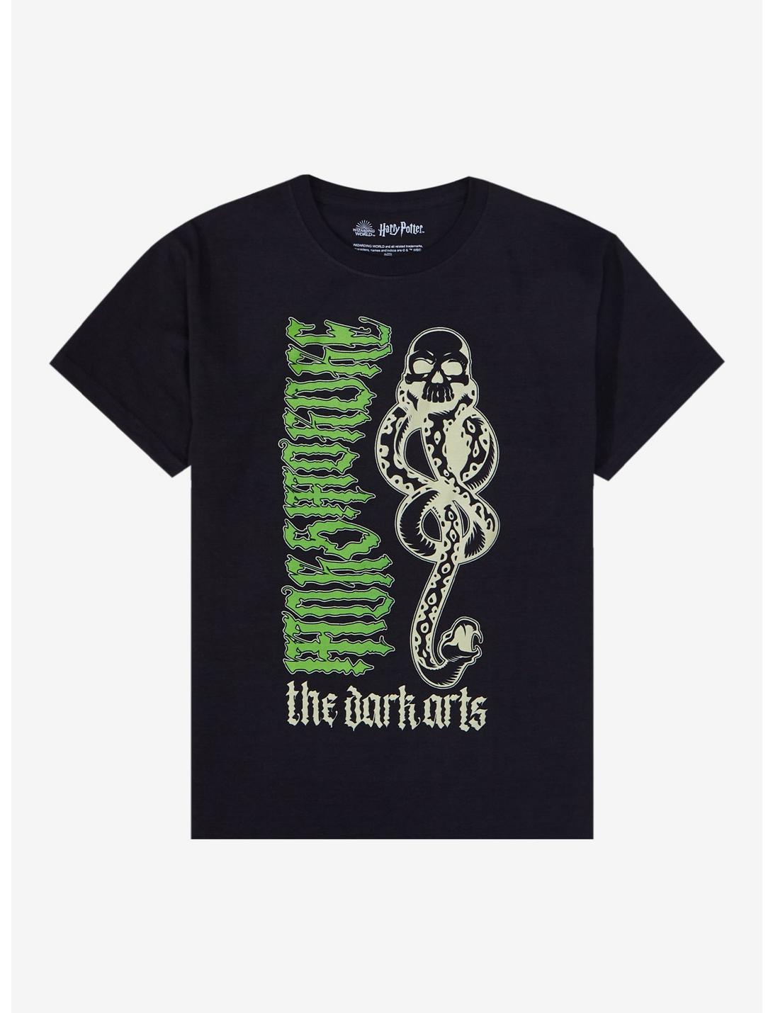 Harry Potter The Dark Arts Skull Snake Boyfriend Fit Girls T-Shirt, MULTI, hi-res