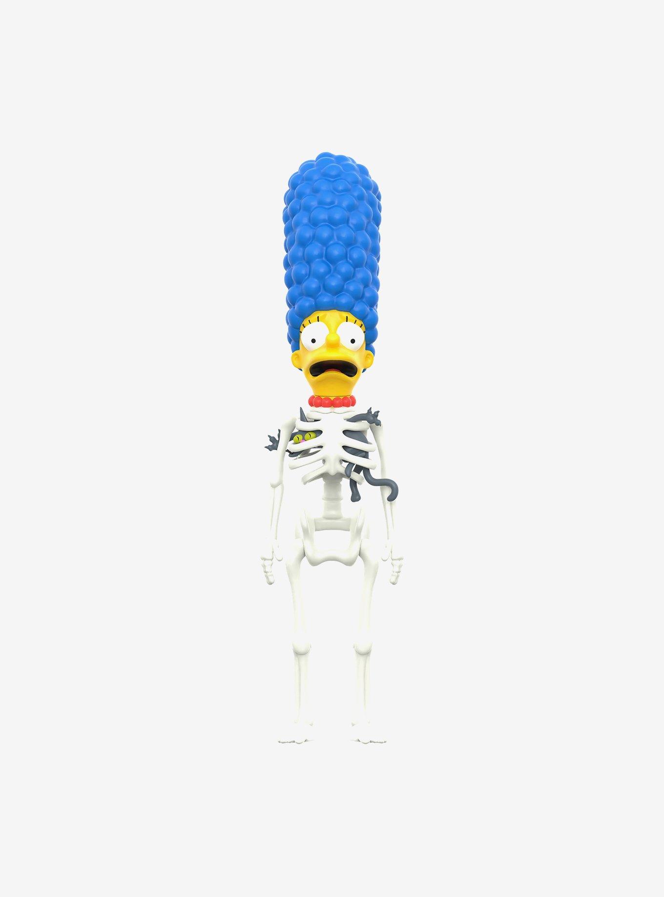 Super7 ReAction The Simpsons Treehouse of Horror Skeleton Marge Figure, , hi-res