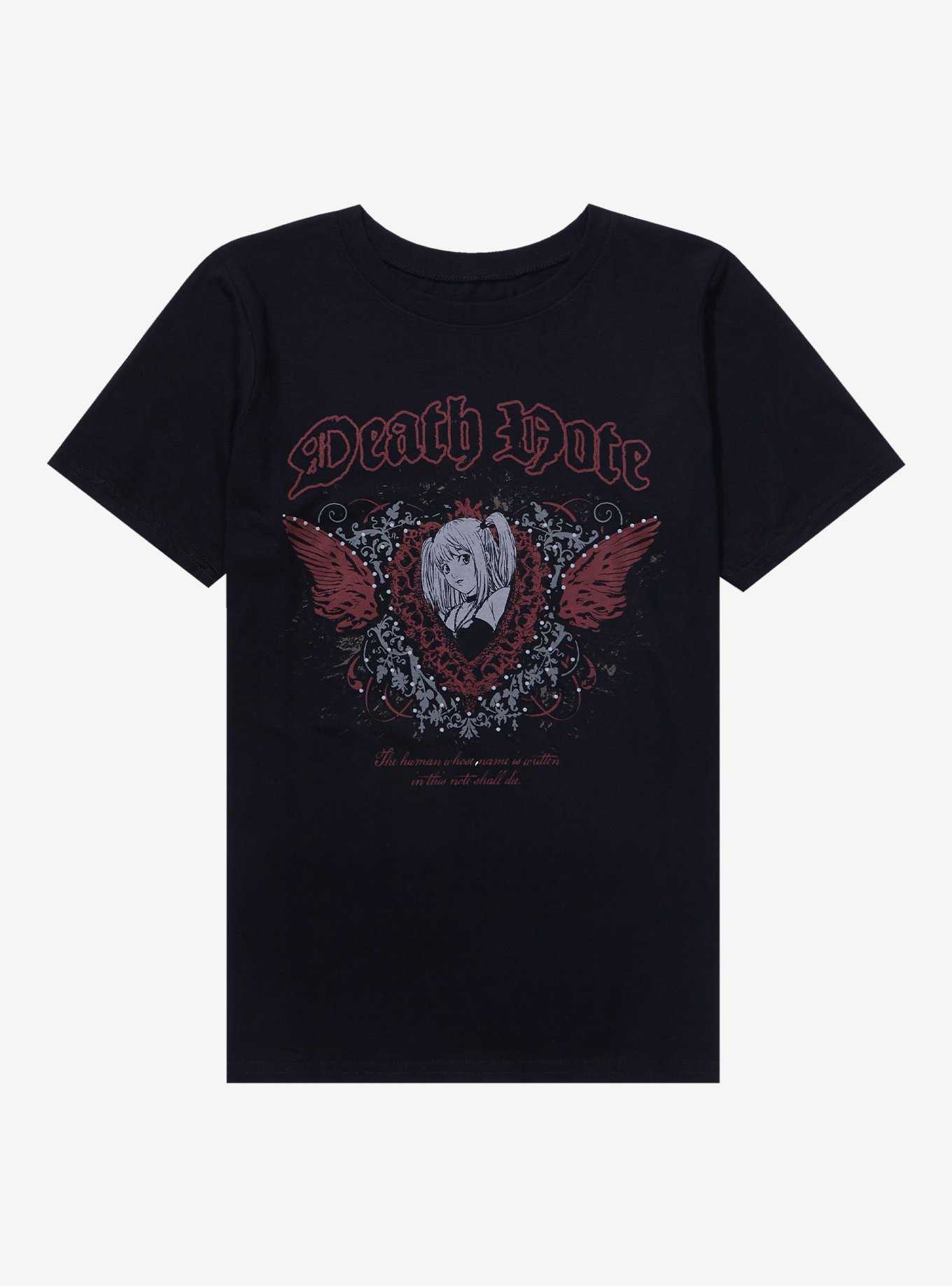 Death Note Misa Stud Boyfriend Fit Girls T-Shirt, , hi-res