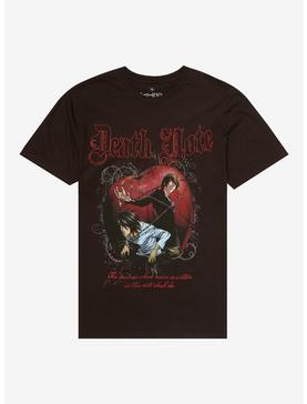 Death Note Light & L Goth Boyfriend Fit Girls T-Shirt, , hi-res