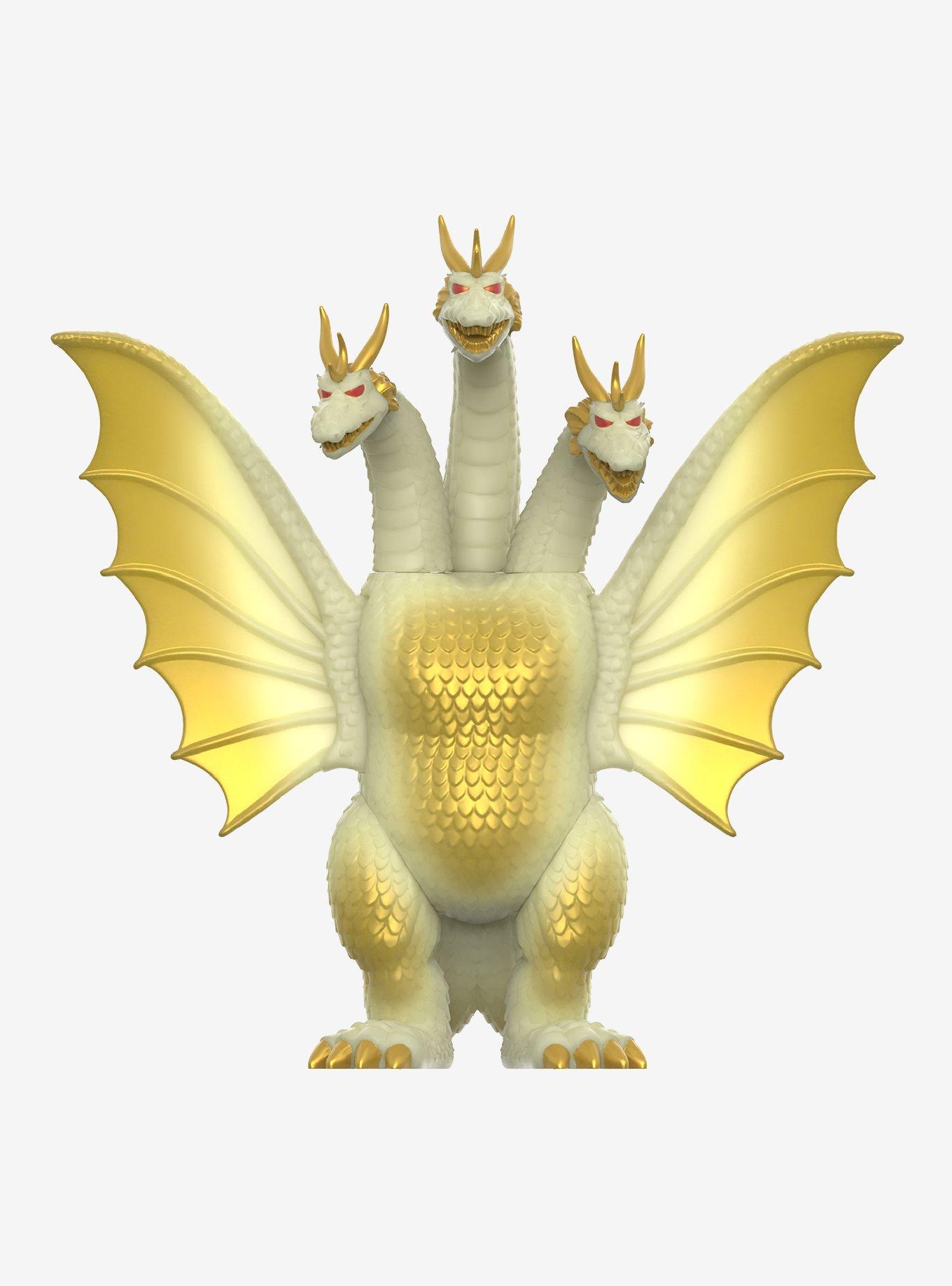 Super7 ReAction Godzilla King Ghidorah Glow-in-the-Dark Figure, , hi-res