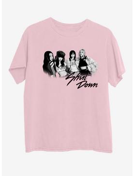 BLACKPINK Shut Down Pastel Pink Boyfriend Fit Girls T-Shirt, , hi-res