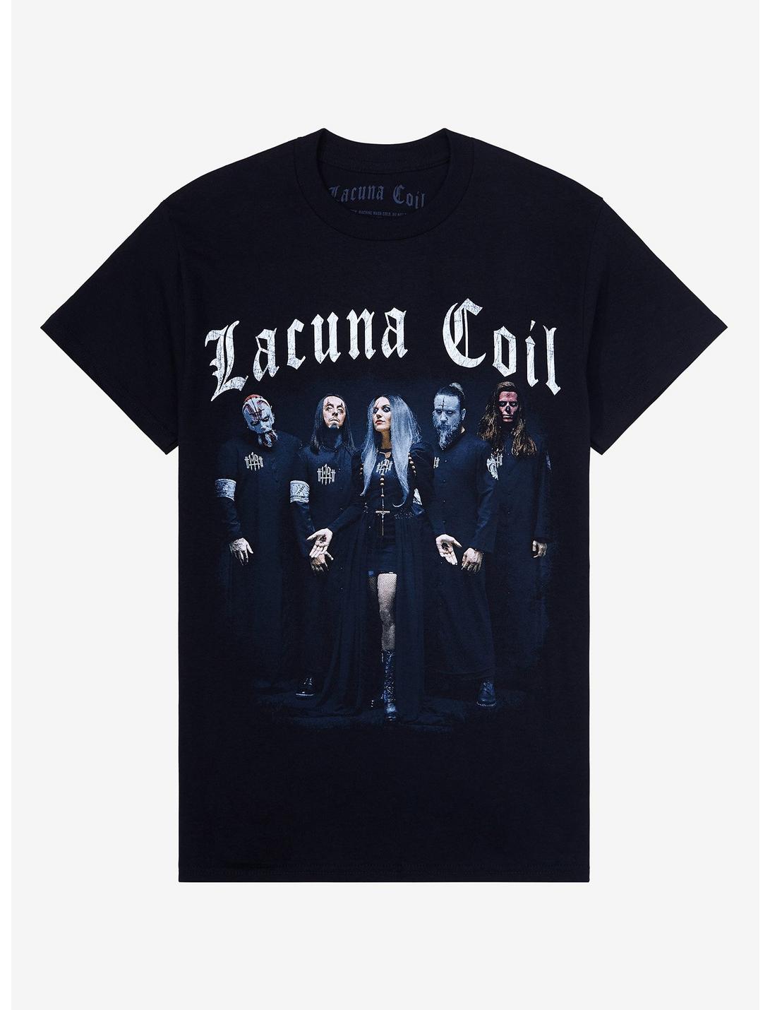 Lacuna Coil Band Portrait T-Shirt, BLACK, hi-res
