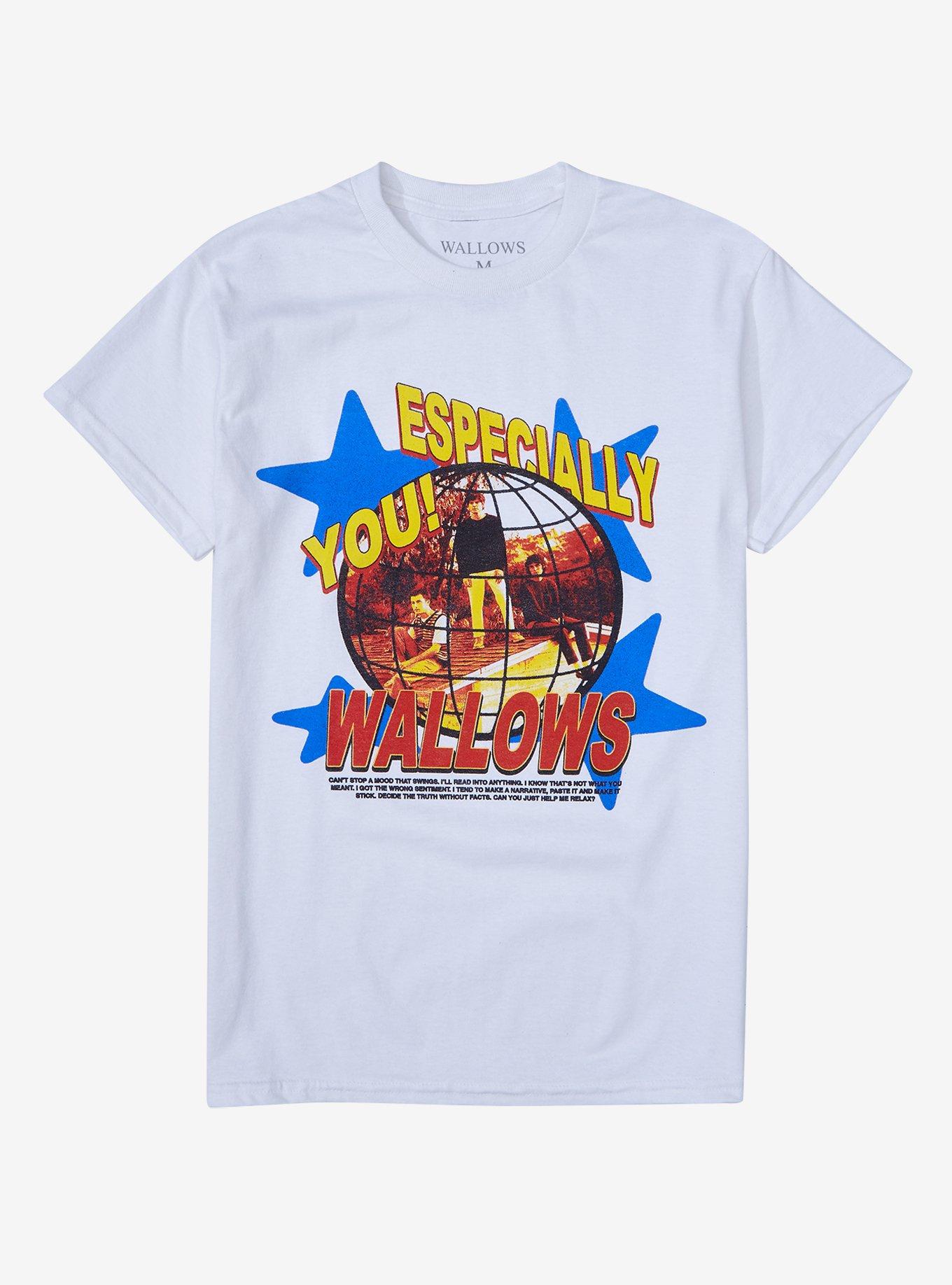 Wallows Especially You Lyrics Boyfriend Fit Girls T-Shirt, BRIGHT WHITE, hi-res