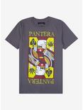 Pantera 13 Skull Card Boyfriend Fit Girls T-Shirt, CHARCOAL, hi-res