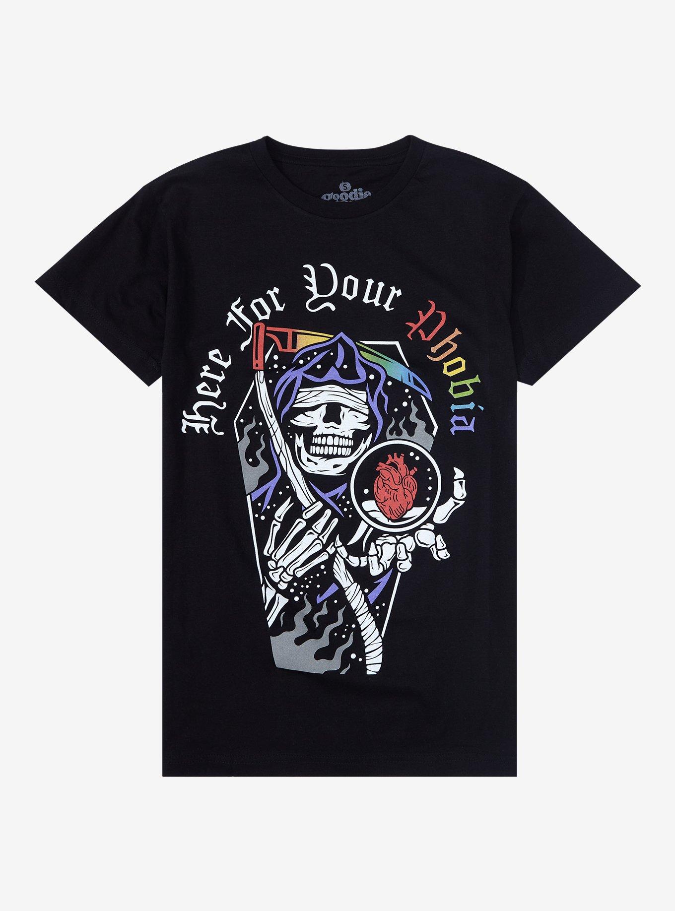 Pride Grim Reaper Boyfriend Fit Girls T-Shirt, , hi-res