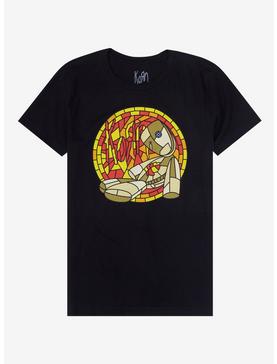 Korn Stained Glass Boyfriend Fit Girls T-Shirt, , hi-res