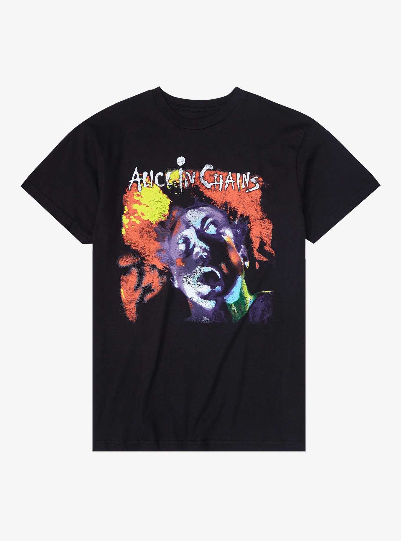 Alice In Chains Facelift Album Cover Boyfriend Fit Girls T-Shirt, , hi-res