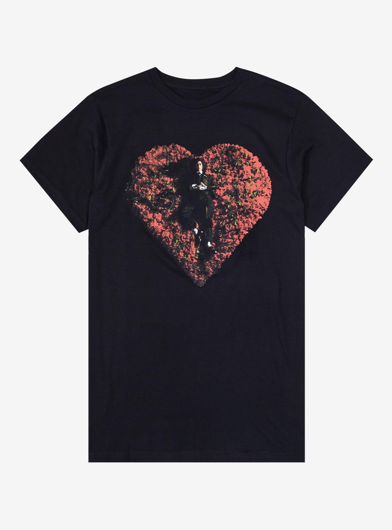 Conan Gray Superache Album Cover Boyfriend Fit Girls T-Shirt, BLACK, hi-res