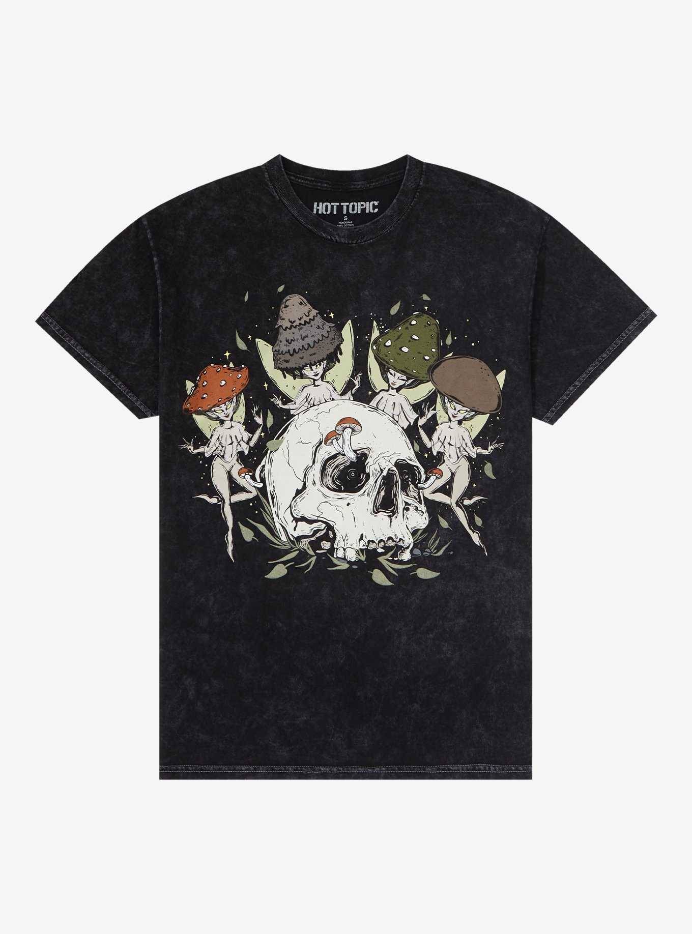 Fairy Skull Wash Boyfriend Fit Girls T-Shirt, , hi-res