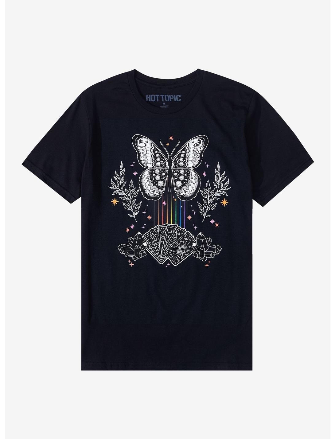 Pride Cosmic Butterfly T-Shirt, MULTI, hi-res