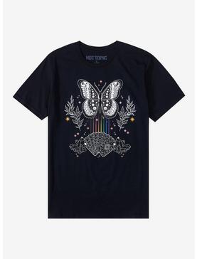Plus Size Pride Cosmic Butterfly T-Shirt, , hi-res
