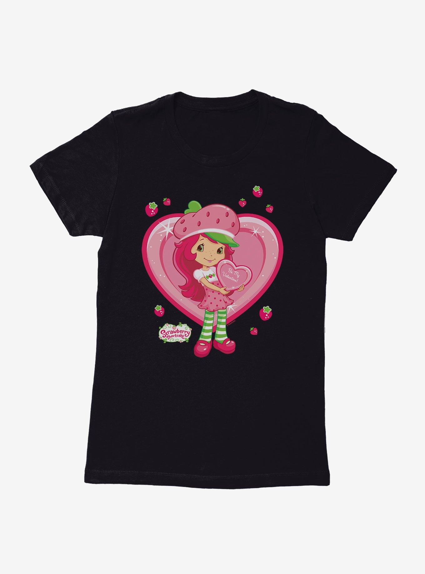 Strawberry Shortcake Be My Valentine Womens T-Shirt, , hi-res