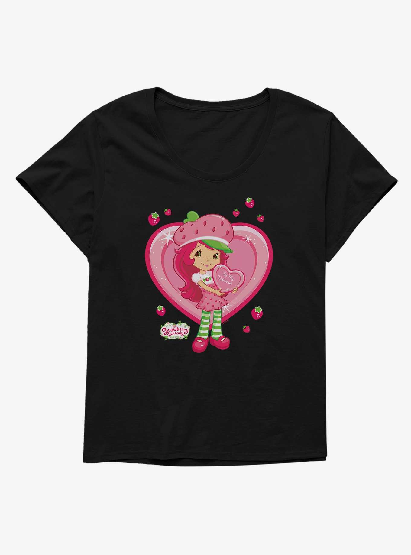 Strawberry Shortcake Be My Valentine Womens T-Shirt Plus Size, , hi-res