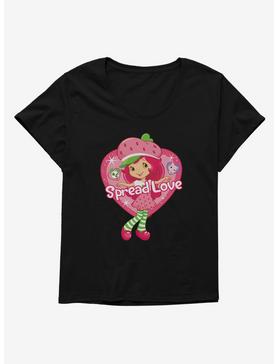 Plus Size Strawberry Shortcake Spread Love Womens T-Shirt Plus Size, , hi-res