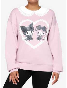 My Melody & Kuromi Lolita Lace Girls Sweatshirt, , hi-res
