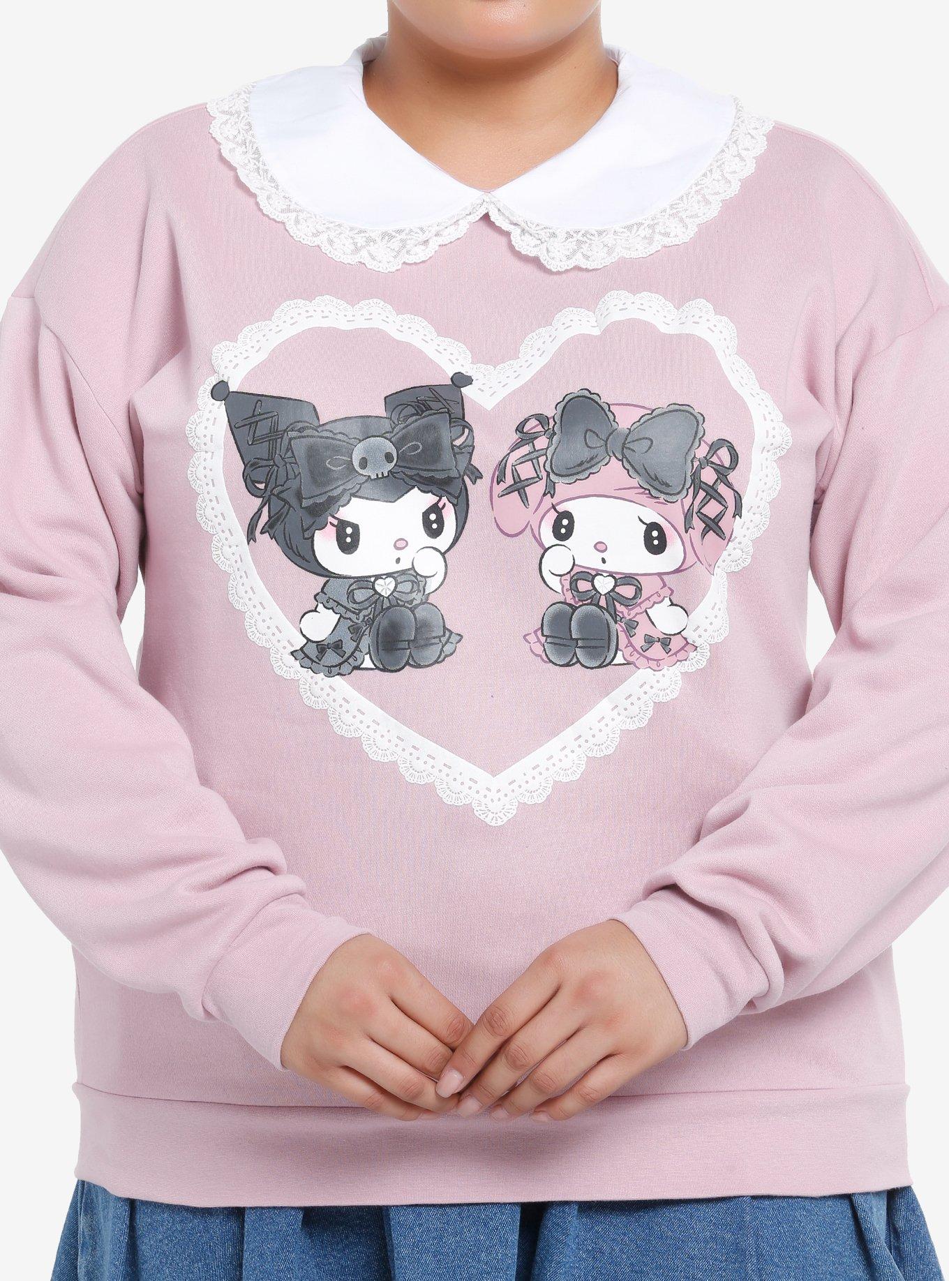 My Melody & Kuromi Lolita Lace Girls Sweatshirt Plus Size | Hot Topic