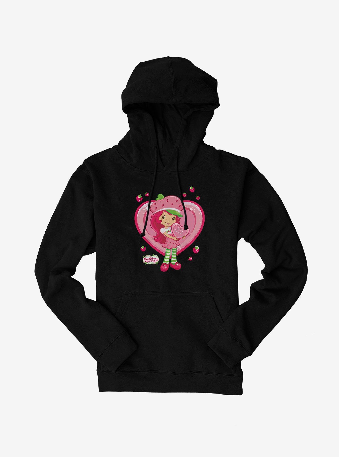 Strawberry Shortcake Be My Valentine Hoodie, BLACK, hi-res