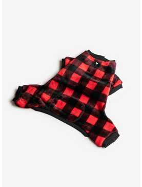 Buffalo Plaid Red Dog Pajama, , hi-res