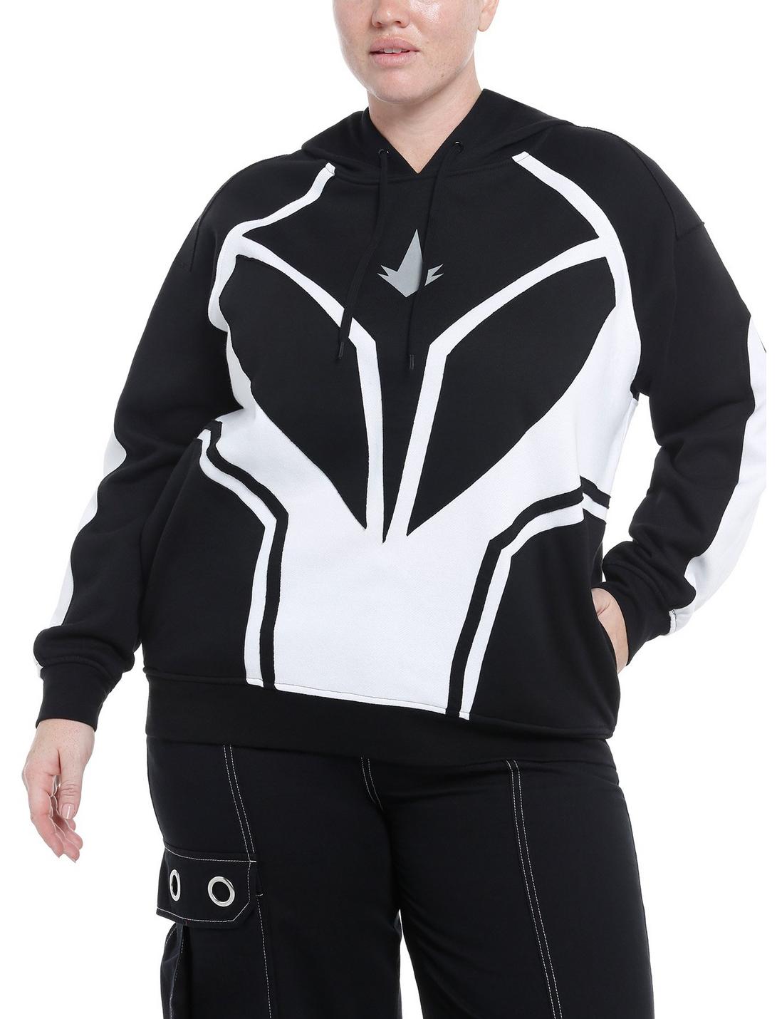 Her Universe Marvel The Marvels Photon Girls Hoodie Plus Size, WHITE, hi-res