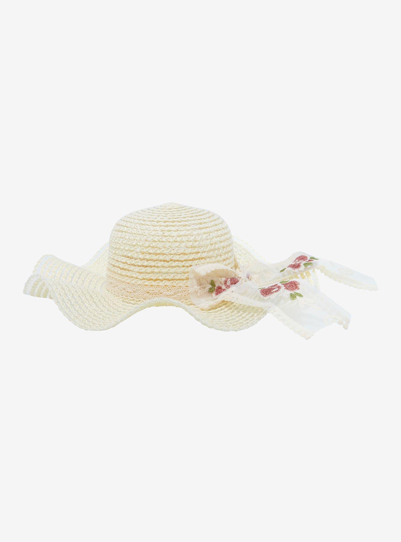 Floral print floppy hat main image 1