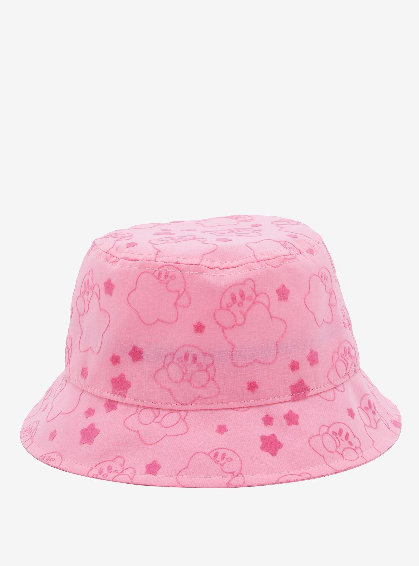 Kirby Stars Flocked Bucket Hat Hot Topic
