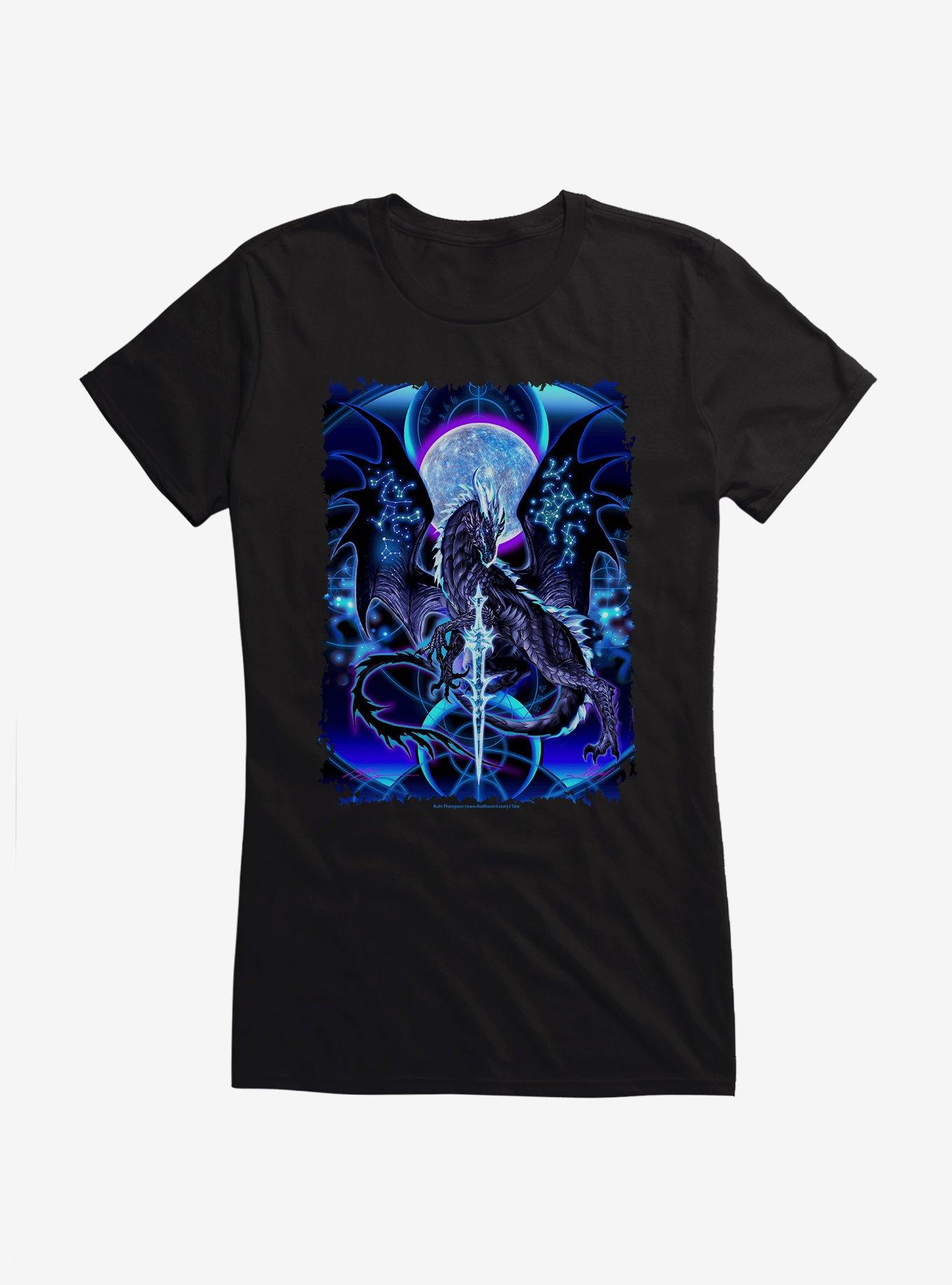 Dragonblade Nightblade Girls T-Shirt by Ruth Thompson, , hi-res