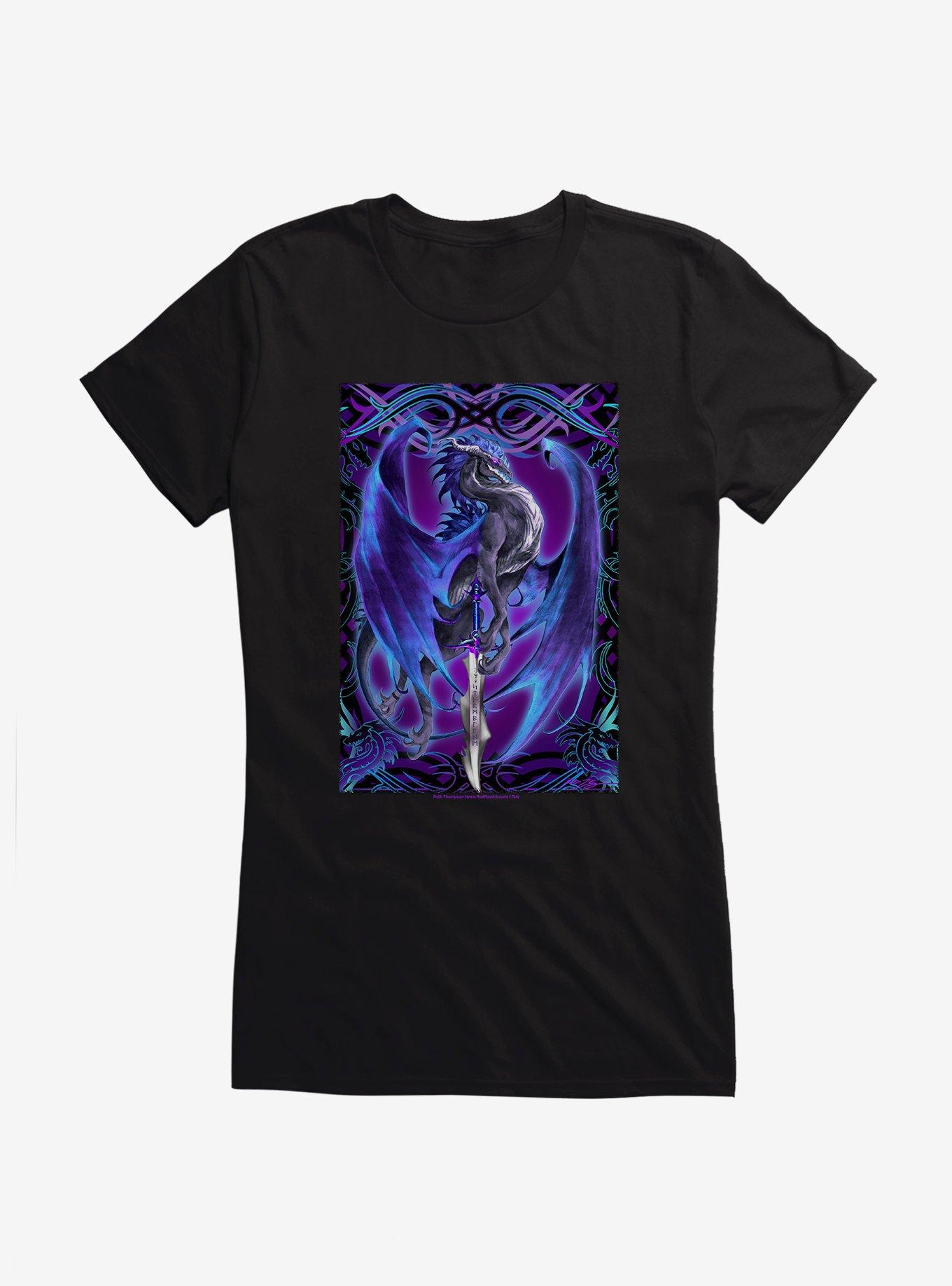 Dragonblade Stormblade Girls T-Shirt by Ruth Thompson, , hi-res
