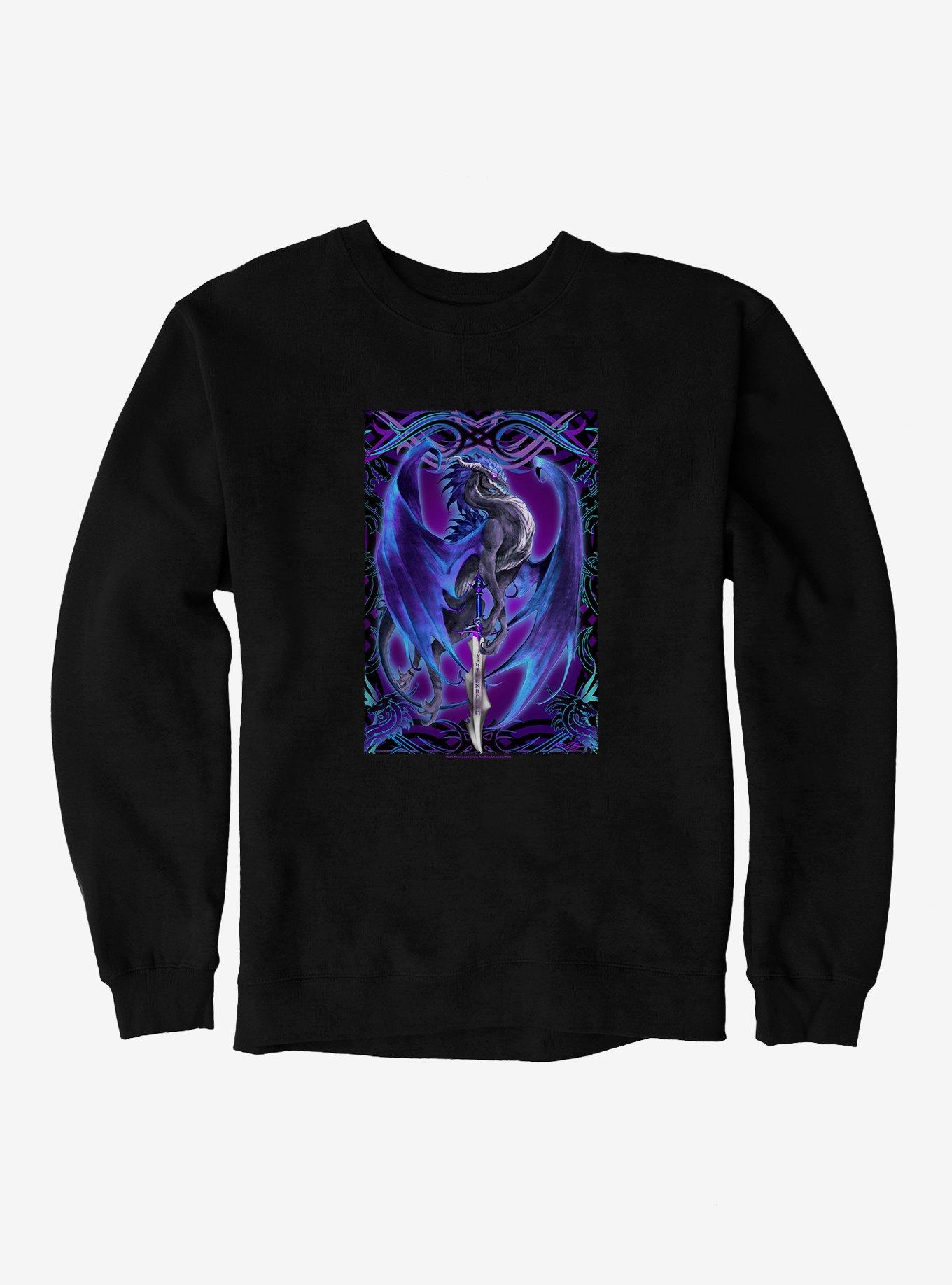 Dragonblade Stormblade Sweatshirt by Ruth Thompson, , hi-res
