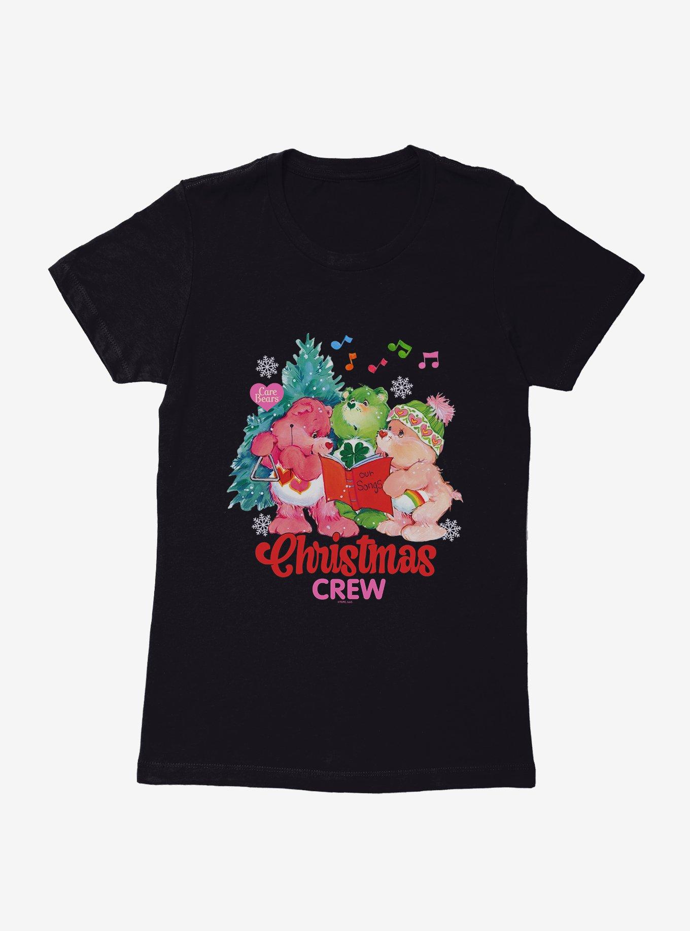 Care Bears Christmas Crew Womens T-Shirt, BLACK, hi-res