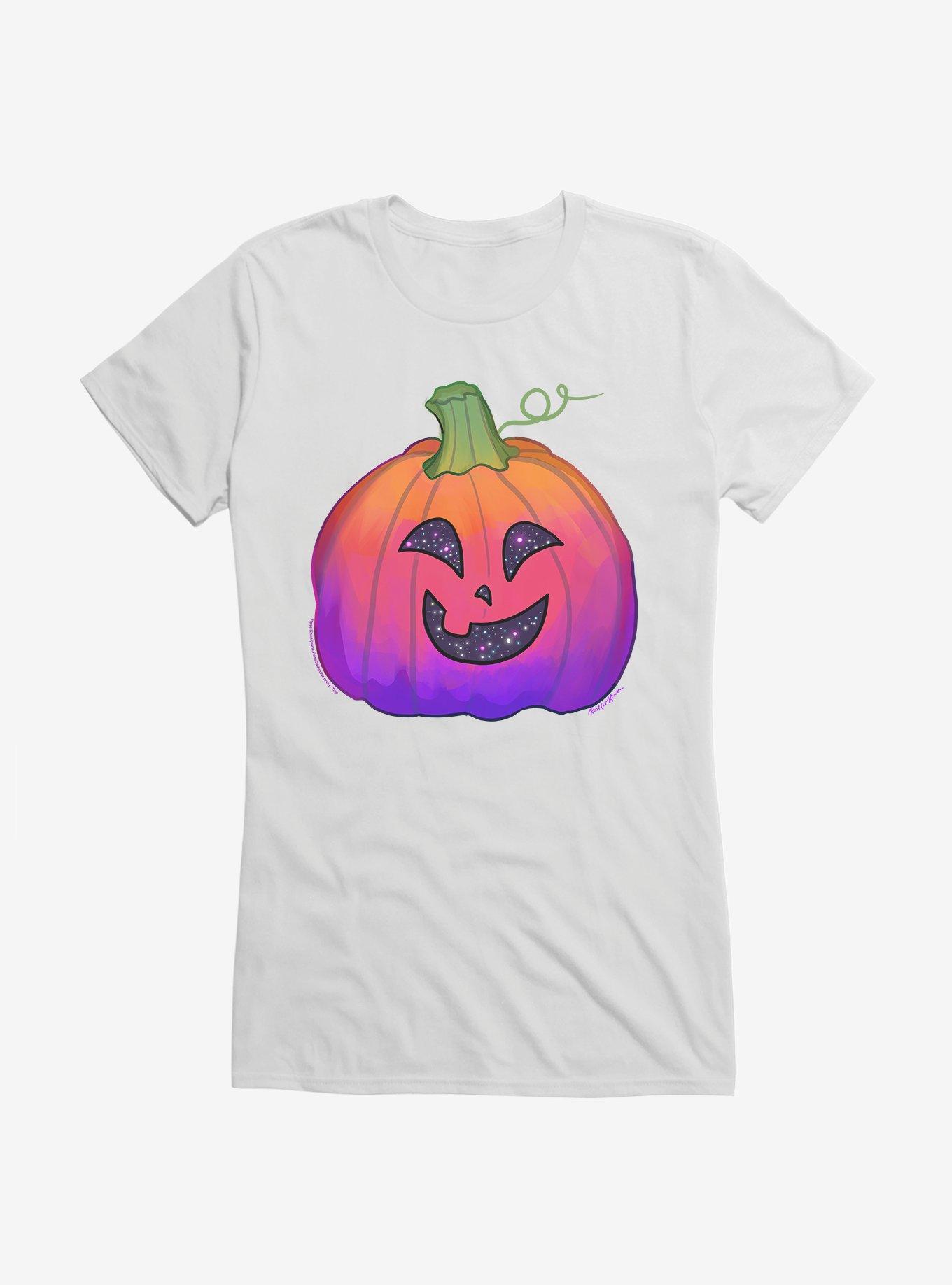 Celestial Smile Pumpkin Girls T-Shirt by Rose Catherine Khan, , hi-res