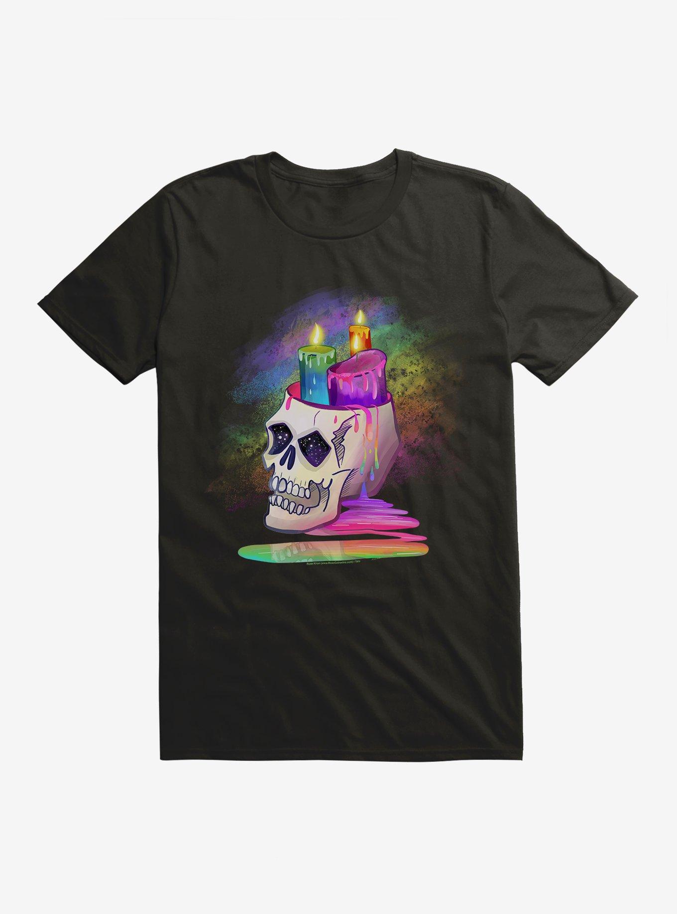 Candle Skull T-Shirt by Rose Catherine Khan, , hi-res