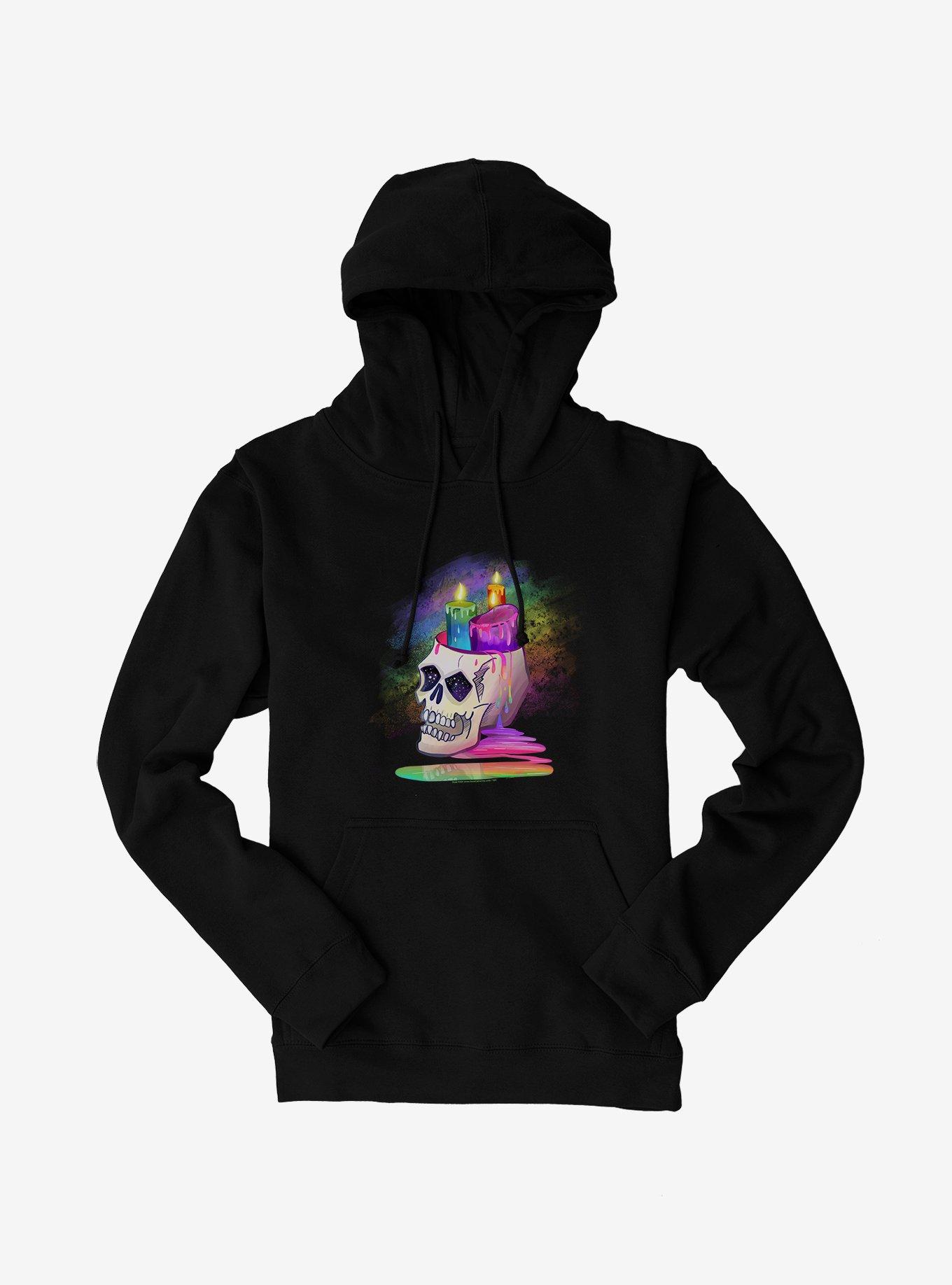 Candle Skull Hoodie by Rose Catherine Khan