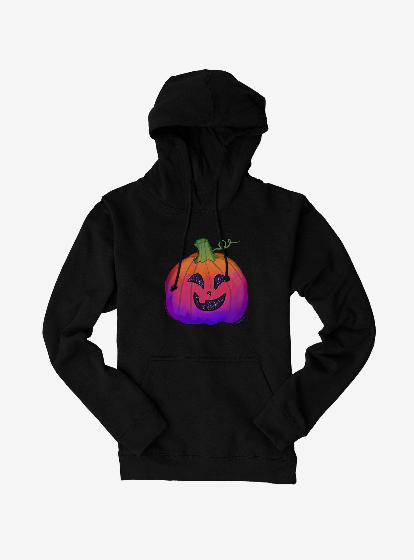 Celestial Smile Pumpkin Hoodie by Rose Catherine Khan, , hi-res